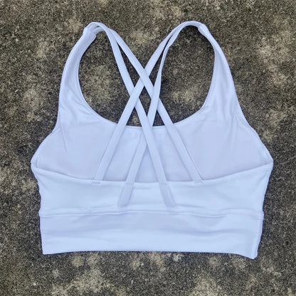 High-Quality Solid Color Sports Bra for Women