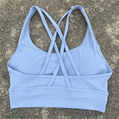 High-Quality Solid Color Sports Bra for Women