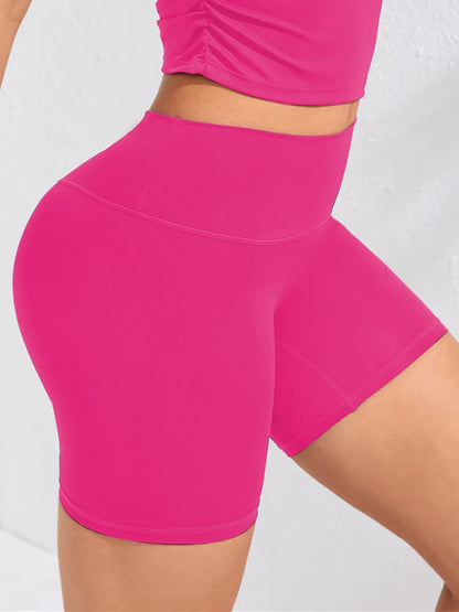 Sexy High Waist Fitness Shorts - Quick Dry & Breathable