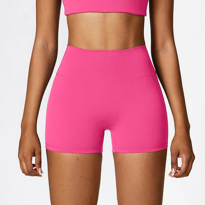 Women's High Waist Yoga Shorts - Breathable & Quick Dry