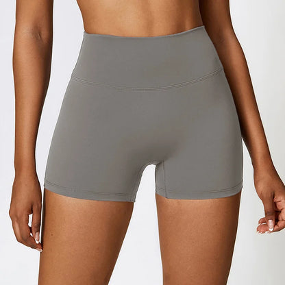 Women's High Waist Yoga Shorts - Breathable & Quick Dry