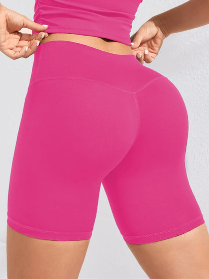 Sexy High Waist Fitness Shorts - Quick Dry & Breathable