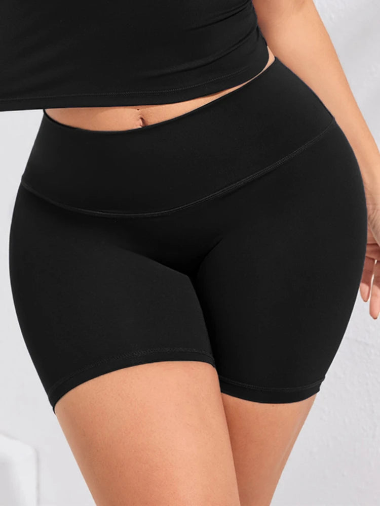 Sexy High Waist Fitness Shorts - Quick Dry & Breathable