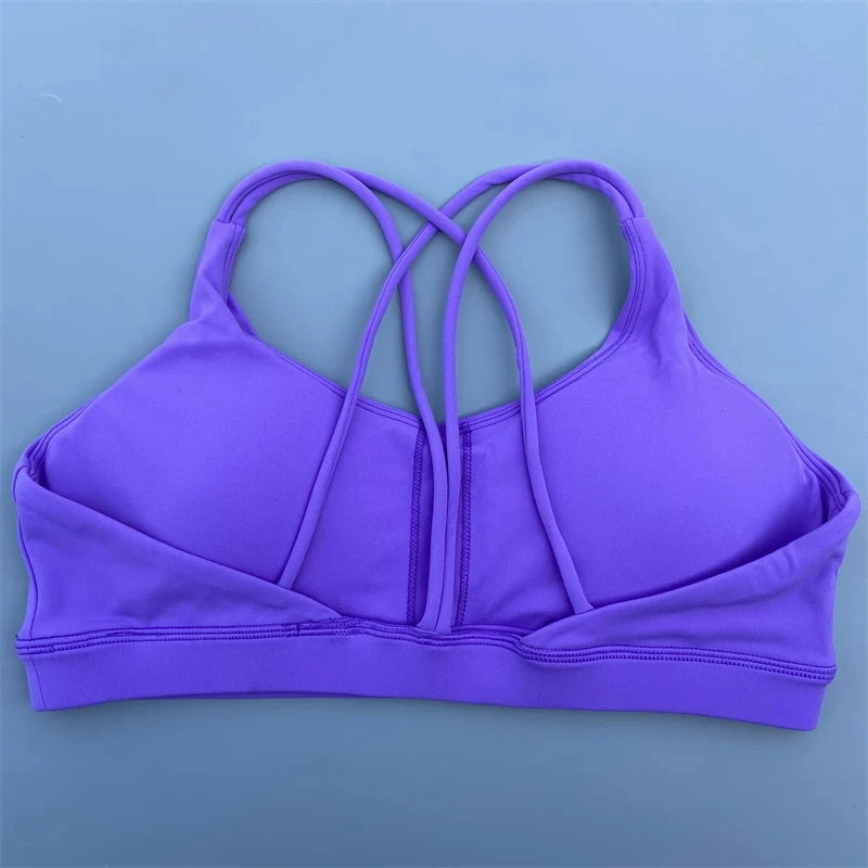 Women’s High Strength Fitness Bra – Soft, Padded Sport Top for Gym & Yoga