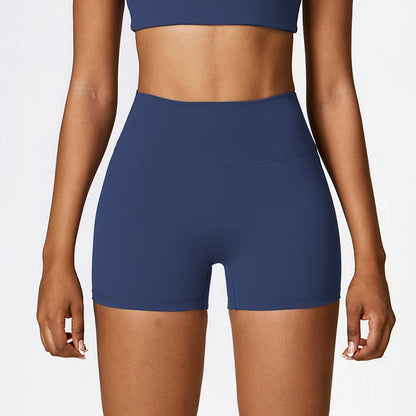 Women's High Waist Yoga Shorts - Breathable & Quick Dry