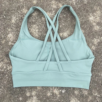 High-Quality Solid Color Sports Bra for Women