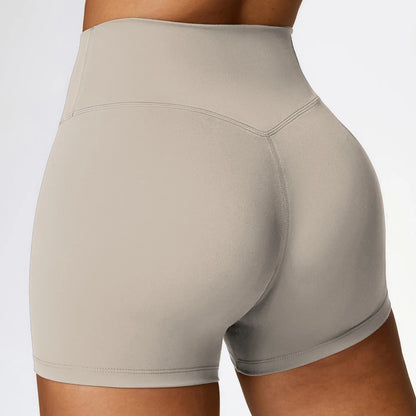 Women's High Waist Yoga Shorts - Breathable & Quick Dry