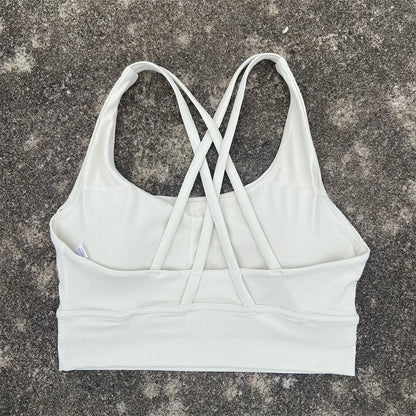 High-Quality Solid Color Sports Bra for Women