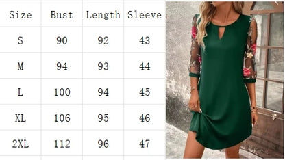 Luxury Women's Printed Mini Skirt Party Dress