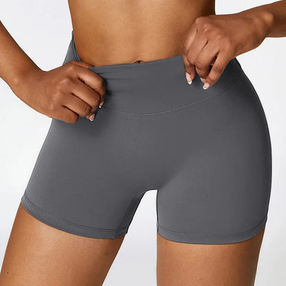 Women's High Waist Yoga Shorts - Breathable & Quick Dry