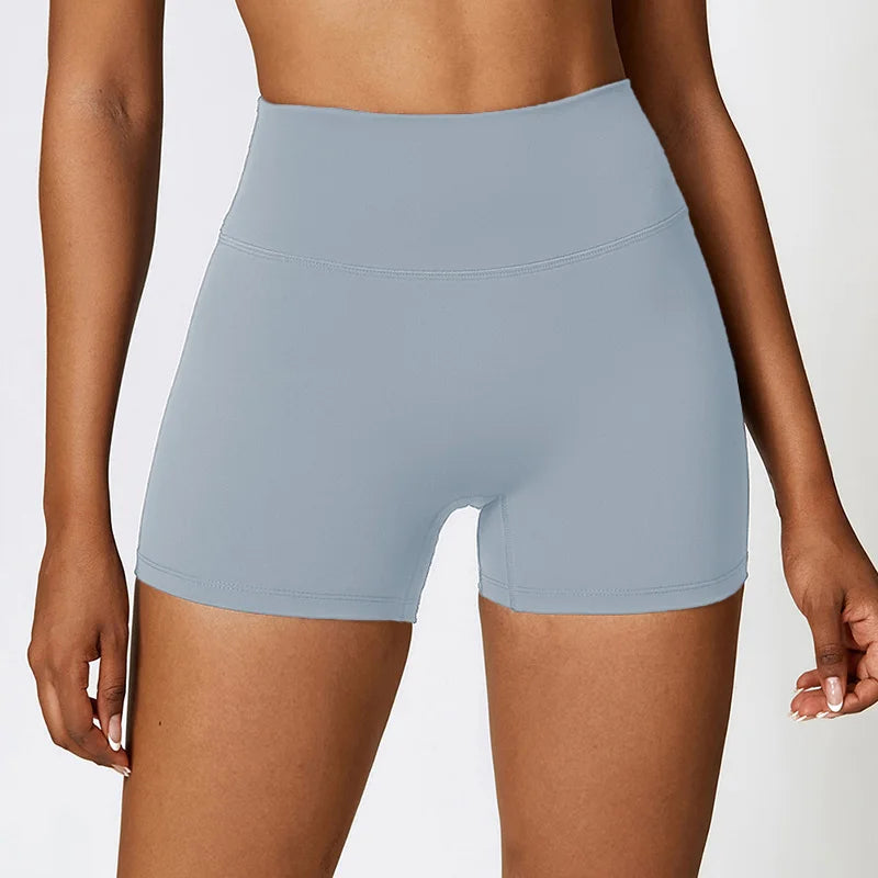 Women's High Waist Yoga Shorts - Breathable & Quick Dry