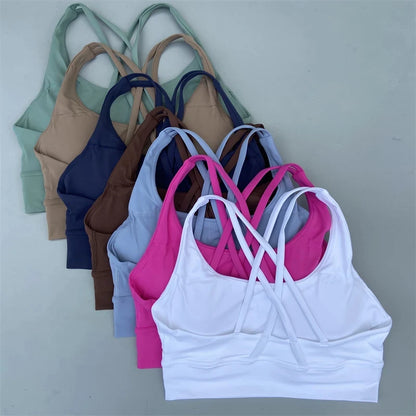 High-Quality Solid Color Sports Bra for Women