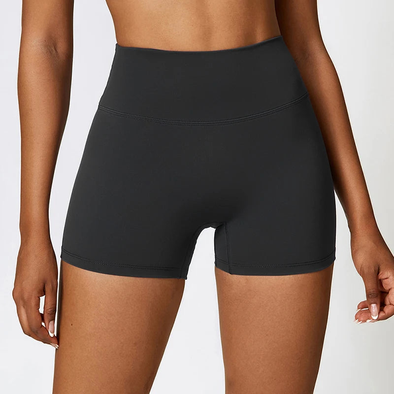 Women's High Waist Yoga Shorts - Breathable & Quick Dry