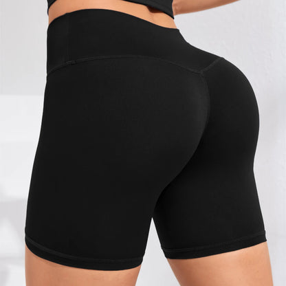 Sexy High Waist Fitness Shorts - Quick Dry & Breathable