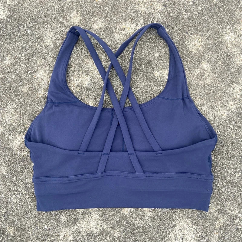 High-Quality Solid Color Sports Bra for Women