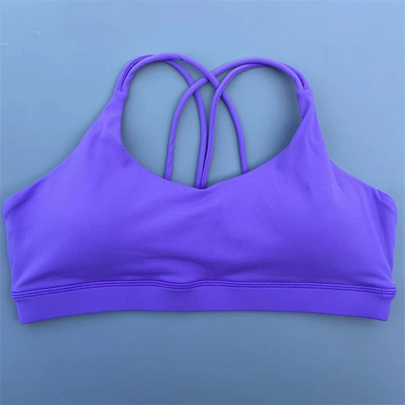 Women’s High Strength Fitness Bra – Soft, Padded Sport Top for Gym & Yoga