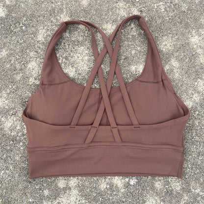 High-Quality Solid Color Sports Bra for Women