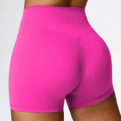 Women's High Waist Yoga Shorts - Breathable & Quick Dry